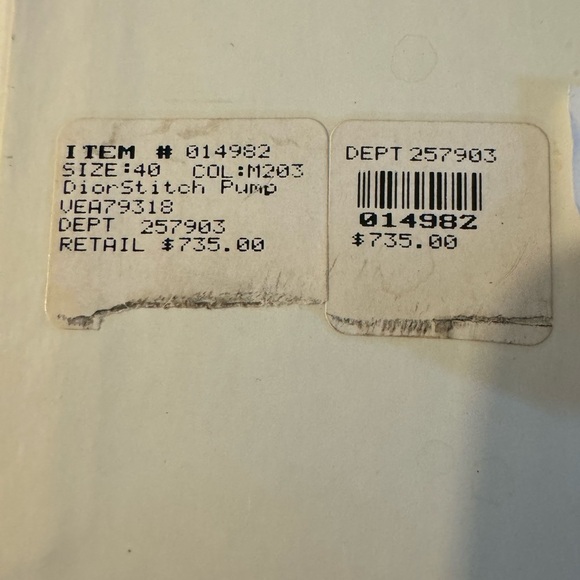 Dior Stitch Escarpin10
Beige Claire sz40 - Picture 7 of 12